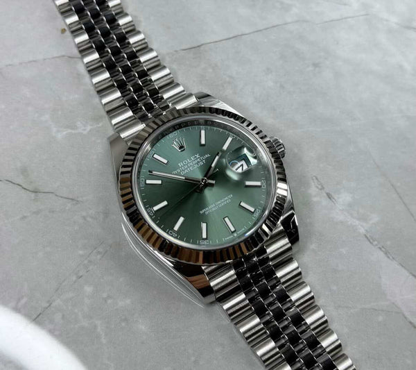 2025 Rolex Datejust 41 Mint Green 126334