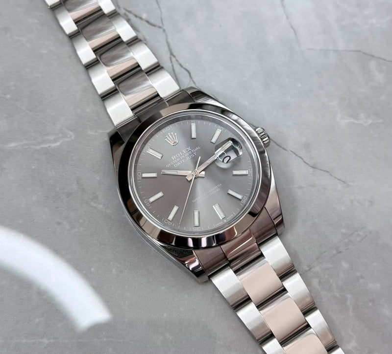 2024 Rolex Datejust 41 Rhodium 126300 - Image 1