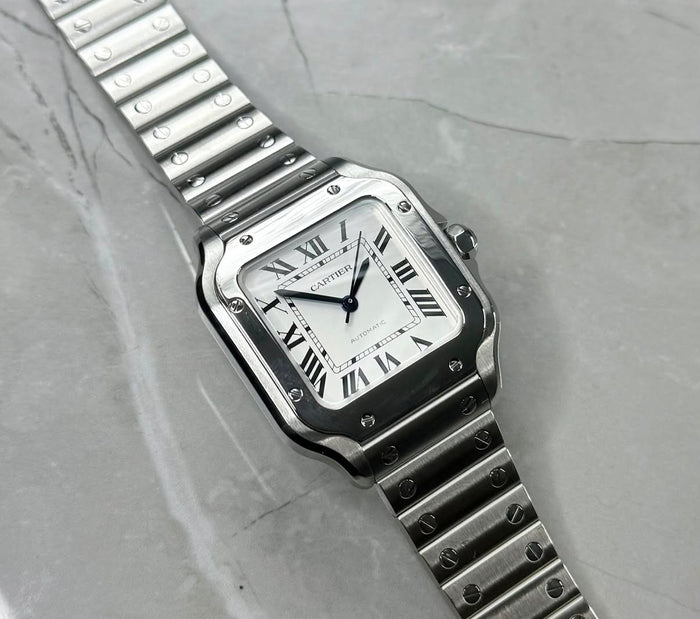 Cartier Santos Medium White