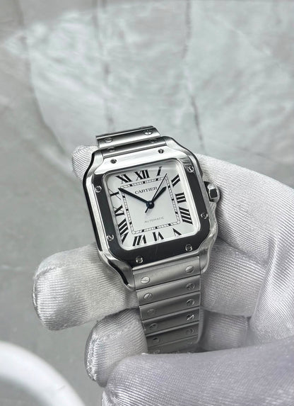 Cartier Santos Medium White