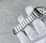 2025 Cartier Santos Medium White WSTA0029 - Thumbnail 4