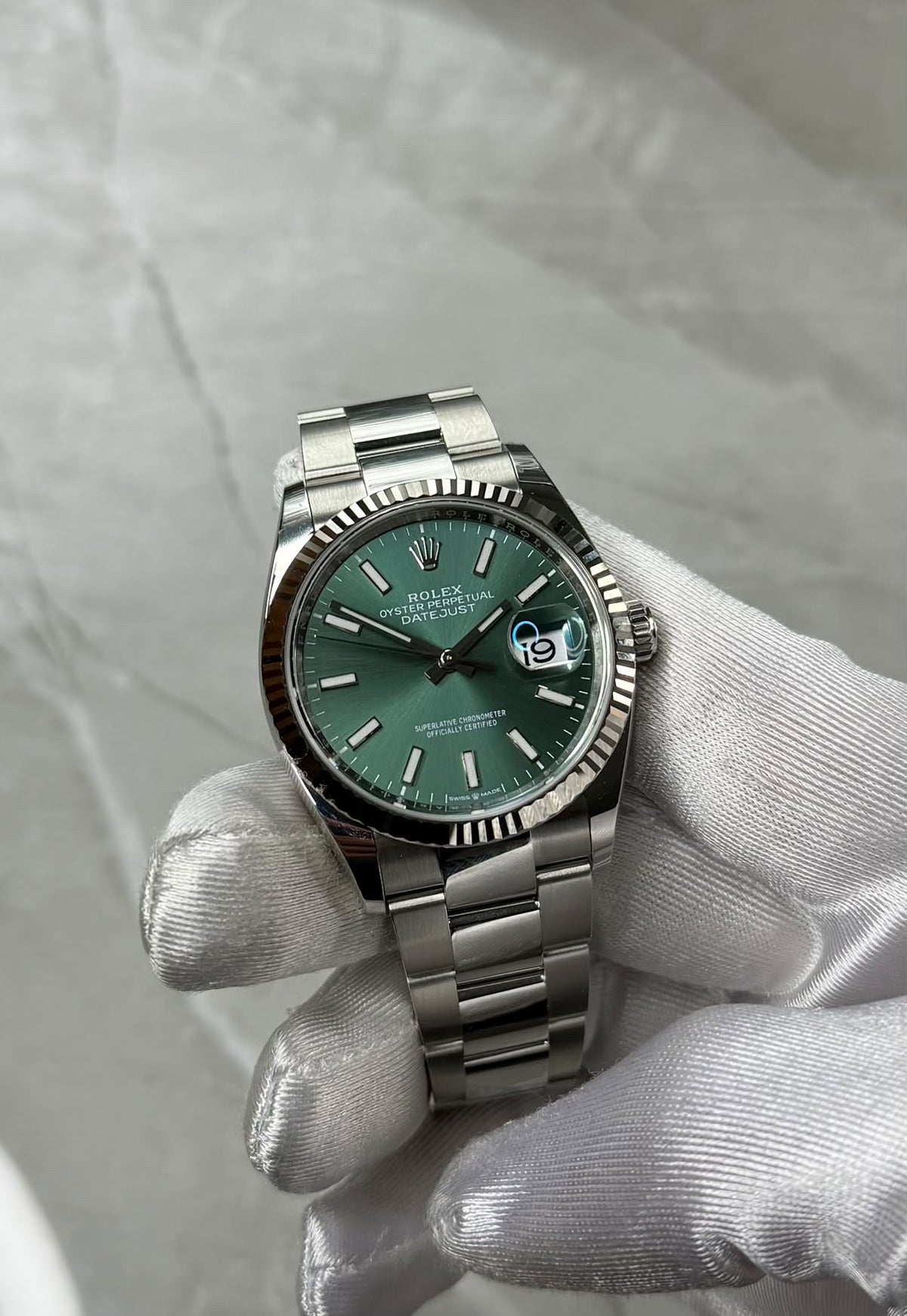 Rolex Datejust 36 Mint Green