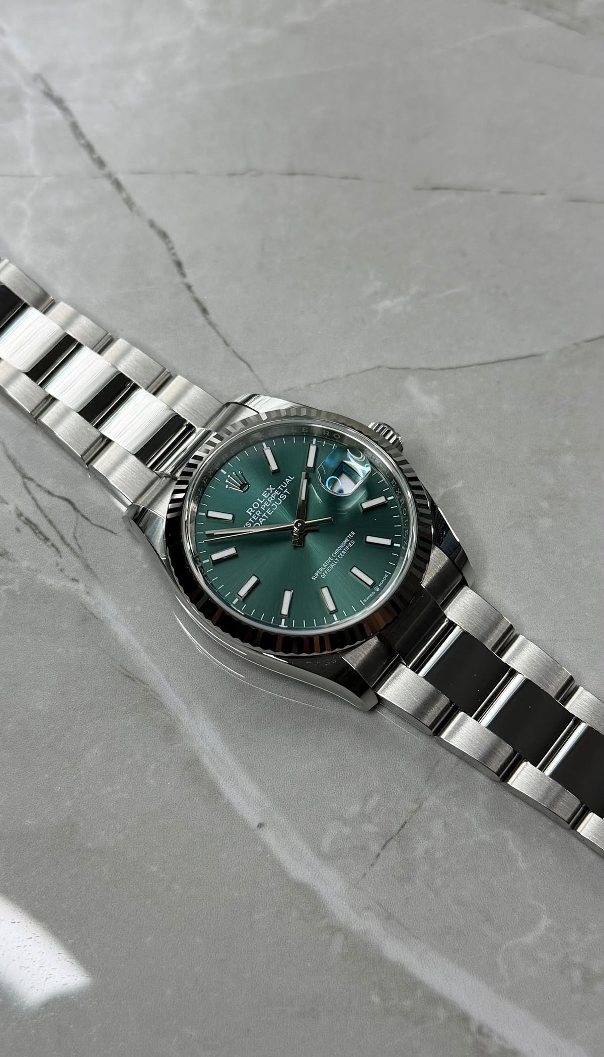 Rolex Datejust 36 Mint Green
