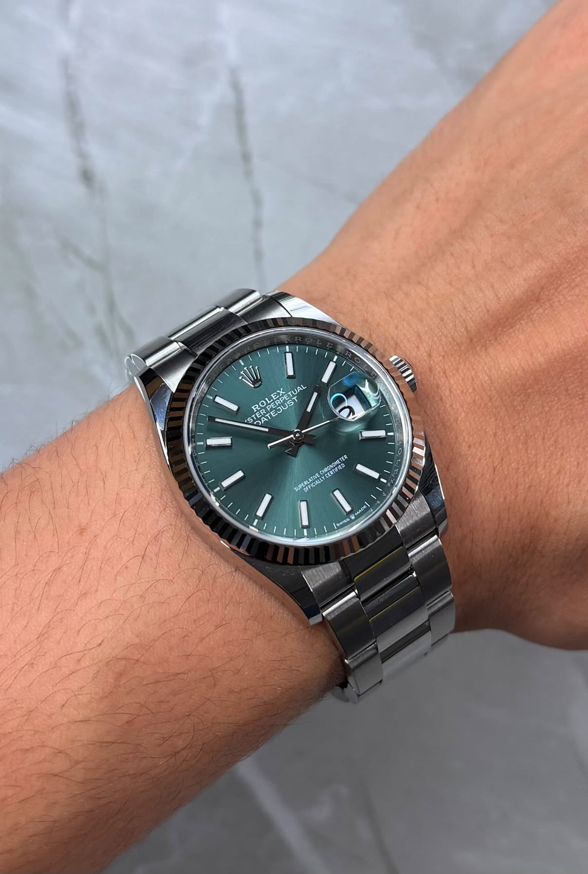 Rolex Datejust 36 Mint Green