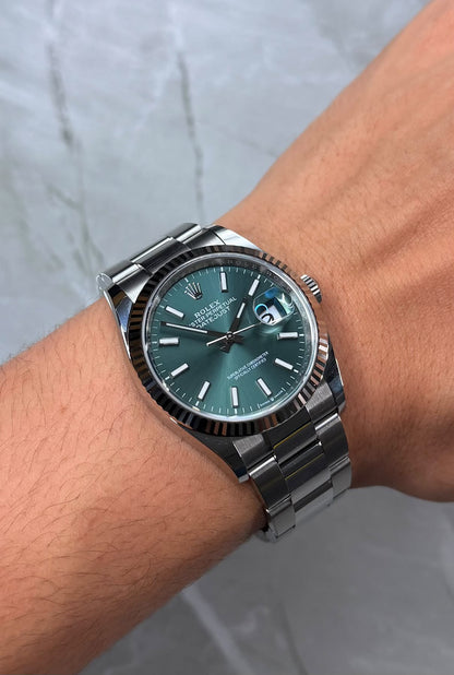 Rolex Datejust 36 Mint Green