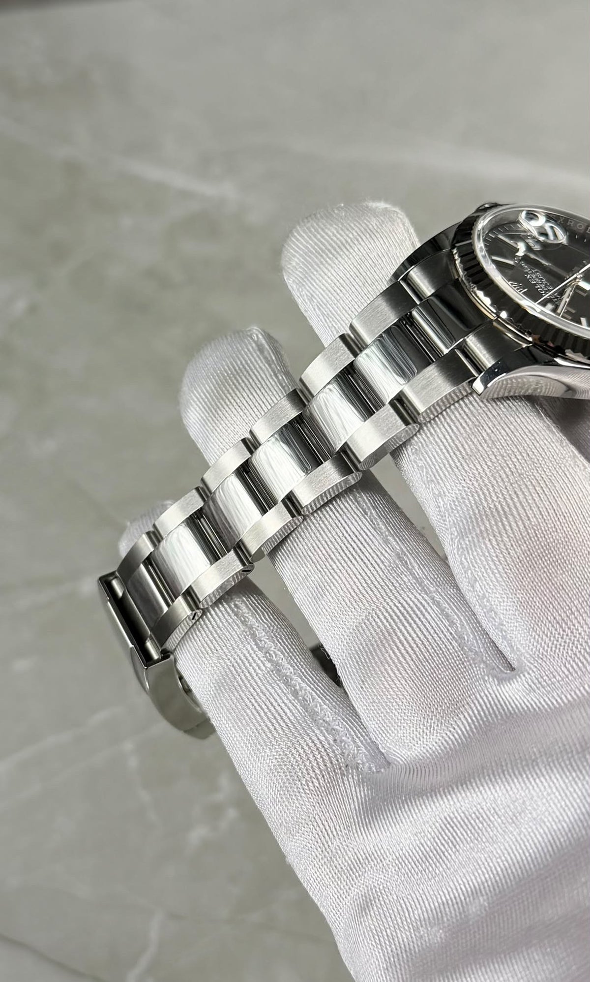 Rolex Datejust 36 Black Fluted Oyster