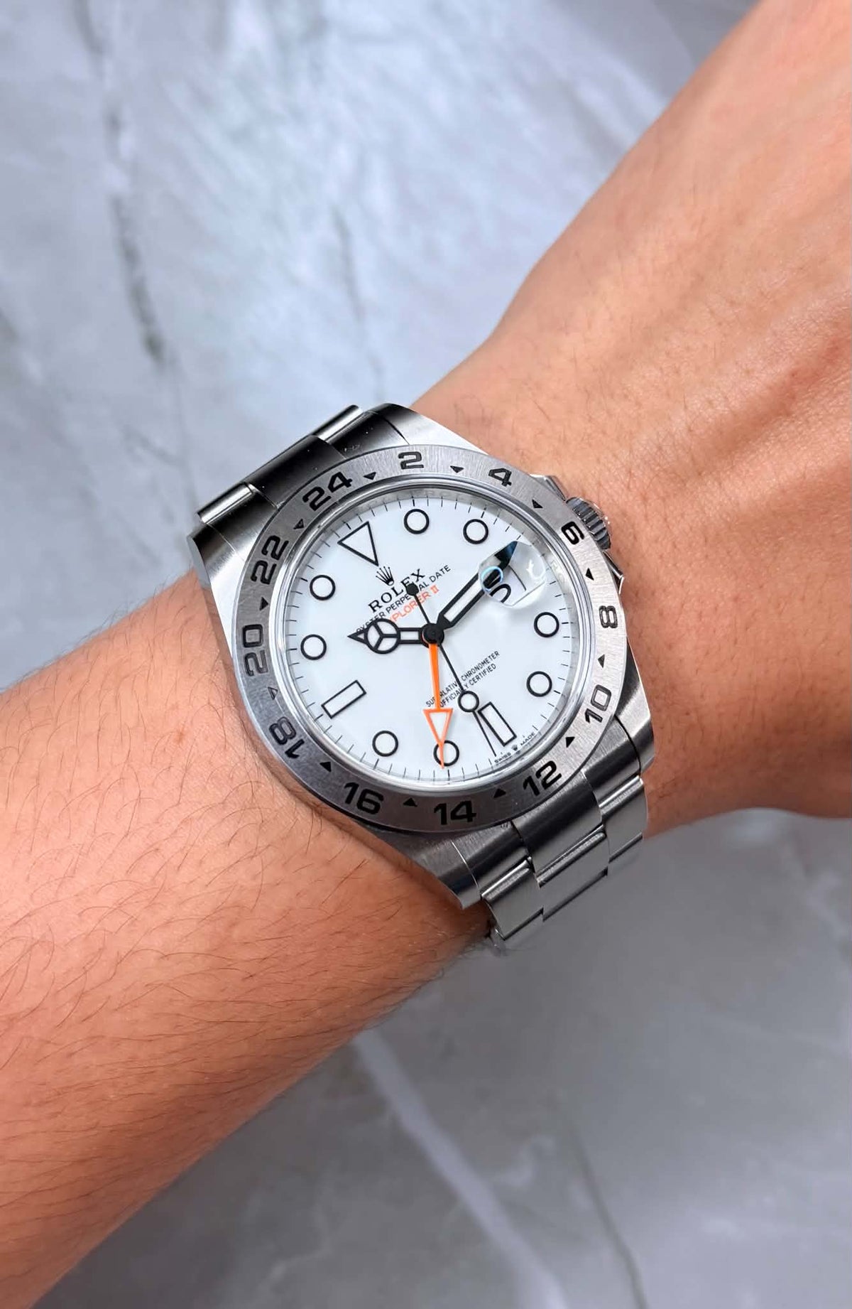 Rolex Explorer II White Polar