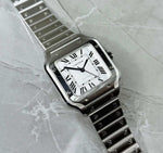 2021 Cartier Santos Medium White WSTA0029 - Thumbnail 1