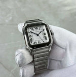 2021 Cartier Santos Medium White WSTA0029 - Thumbnail 2
