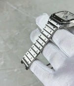 2021 Cartier Santos Medium White WSTA0029 - Thumbnail 4
