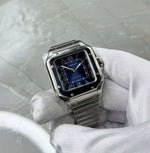 2023 Cartier Santos Medium Blue WSSA0063 - Thumbnail 2