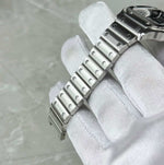 2023 Cartier Santos Medium Blue WSSA0063 - Thumbnail 4